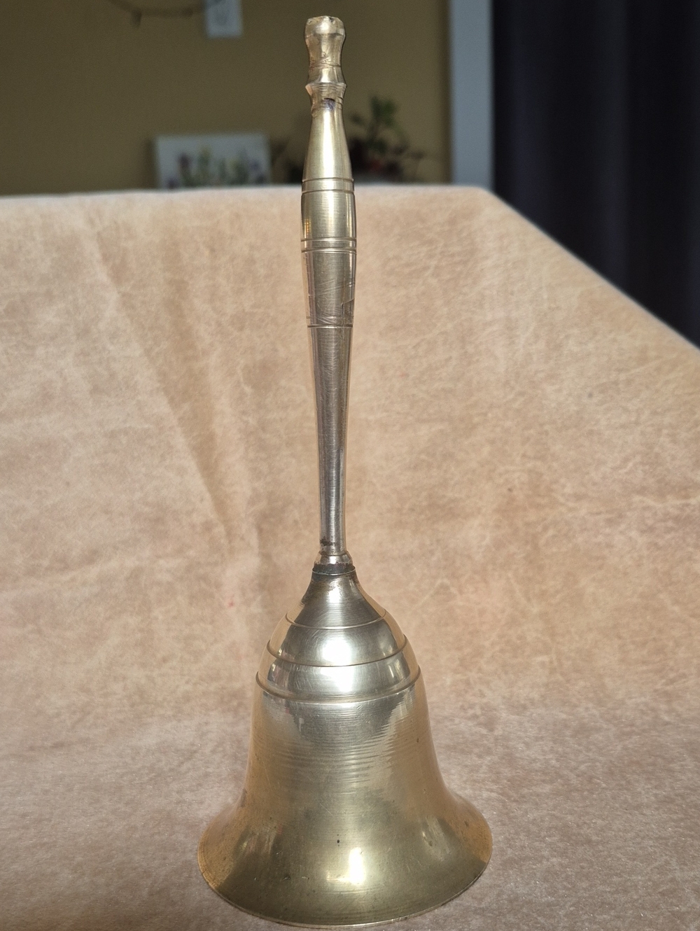 Brass Hand Bell - Polished Gold Finish